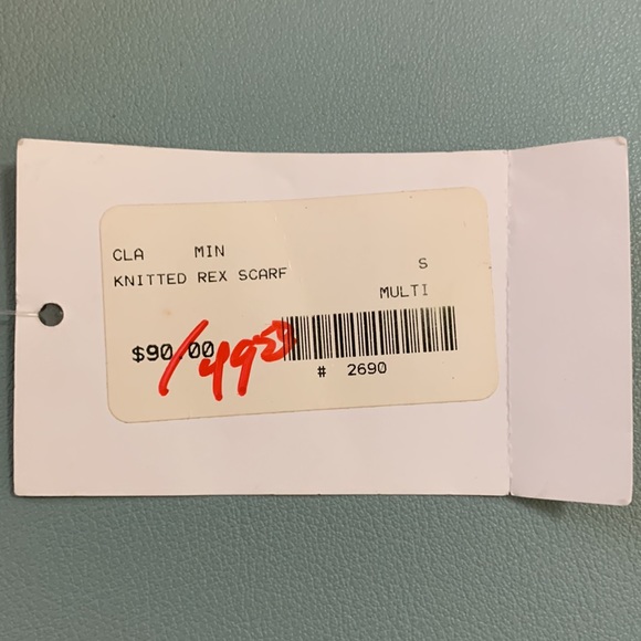 Ran Wing Knitted Rex Scarf - Picture 2 of 2